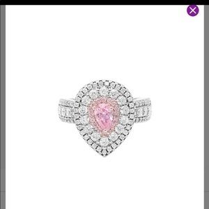 Ring with Swarovski crystals